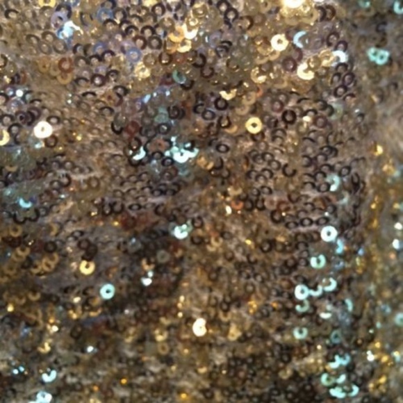 Jennifer Lopez Isadora Handbag Gold Silver Sequins - Picture 4 of 4